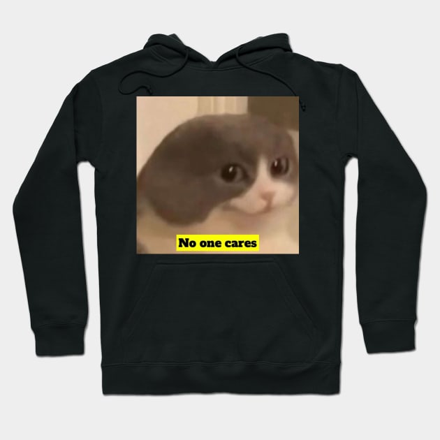 Smooth Cat judging YOU - No one cares Hoodie by YourRequests